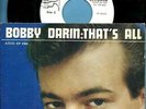 BOBBY DARIN THAT'S ALL PROMO ROCKABILLY TEEN E.P. PICTURE SLEEVE 45 RPM RECORD