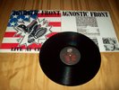 AGNOSTIC FRONT Live At CBGB LP 1989 1st Press In-Effect Records Vinyl