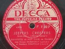 78 RPM DJANGO REINHARDT JEEPERS CREEPERS SWING 39