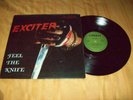 EXCITER Feel The Knife LP 1st Press MX 8035 Combat Records 1985