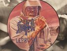 DEATH - LEPROSY LP PICTURE EX 1988 UK UNDER ONE FLAG / FLAG 24P