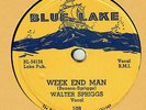 RHYTHM 'N BLUES 78 : WALTER SPRIGGS ON BLUE LAKE 109 IN E- CONDITION