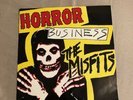 Misfits - Horror Business 7” Vinyl Ep Original Yellow Vinyl Inserts