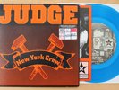 JUDGE New York Crew 7” 45 EP (Revelation 14, 1989) RARE Blue Wax Hardcore HEAR