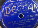 BUMBLE BEE SLIM DECCA 7031 BLUES 78 RPM V+