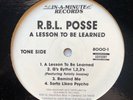 R.B.L. POSSE a lesson to be learned LP original rare Bay Area rap IN-A- MINUTE
