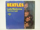 THE BEATLES - Lady Madonna - Orig 1968 Capitol 45 & Pic Sleeve w/ Fan Club Flyer