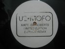 U2 MOFO Matthew Roberts Explicit Remix RARE UK PROMO 12