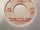 BOB DYLAN Can You Please Crawl Out Your Window /Highway 61 Revisited original 45