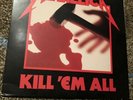 METALLICA Kill 'Em All Vinyl Record LP USA Megaforce MRI 069 VG+ ORIGINAL 1983