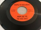 Rare Northern Soul Record Original - The Four Sonics - Where Are You