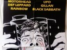Live and Heavy Shop Promo Poster.1981 orig.Deep Purple.Black Sabbath.Motorhead