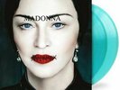 MADONNA MADAME X TRANSLUCENT BLUE VINYL RECORD SEALED & PROMO KEYCHAIN LOT