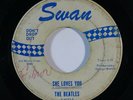 Rock 45 BEATLES She Loves You/I'll Get You on Swan blue print