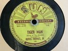 78 RPM Rufus Thomas Jr SUN 188 Tiger Man / Save That Money V-