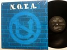 N.O.T.A. self titled LP 1st press MINT- 1985 USA press Hardcore Punk   Rp486