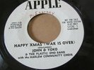 BEATLES John & Yoko  45 Happy Christmas (war Is over) on Apple 45x-47663 Promo