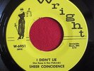 SHEER COINCIDENCE - I DIDN'T LIE/SHAKE - RARE NORTHERN SOUL 7