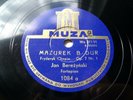 Jan Berezynski CHOPIN Mazurkas op. 7 B-flat major & F minor MUZA 78rpm 1946-47