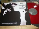 Sisters Of Mercy - Live At Big Club 1985 - Rare Only 100 Copies Color Vinyl LP