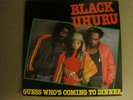 BLACK UHURU GUESS WHO'S COMING TO DINNER LP '87 HEARTBEAT HB18 RARE REGGAE VG+