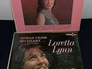 (Group of 2) LORETTA LYNN LP Albums: Songs From My Heart & Sings (Decca Label)