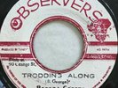REGGAE GEORGE DAVY Trodding Along Ten Thousand OBSERVERS JA NINEY 1978 Vinyl EX+