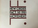 NEW ORDER  FACT. 50 1981 MOVEMENT LP.GOOD CONDITION