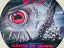 RARE OBITUARY CAUSE OF DEATH LP VINYL PICTURE DISC LTD EDITION ROADRUNNER 1990