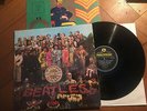 BEATLES Sgt. Peppers Lonely Heart Orig UK Parlophone PCS 7027 LP 1967 EXC STEREO