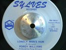 CROSSOVER SOUL 45 - PORGY WILLIAMS - LONELY MAN'S HUM Northern RARE VG++ HEAR