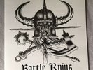 Battle Ruins s/t LP 2014 First press Rock And Roll Disgrace Black Vinyl
