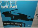 HFS75 HI-FI SOUND  Stereo Test Record