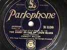 MINSTREL EMMETT MILLER - ’GHOST OF THE ST. LOUIS BLUES’ PARLOPHONE 78 EE+