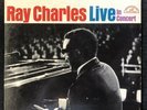 RAY CHARLES Live In Concert Album LP 1965 ABC Paramount S-500 EX/NM What'd I Say