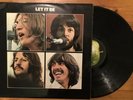 THE BEATLES LET IT BE 12'' STEREO VINYL ALBUM ORIGINAL 1970 PCS 7096 UK PRESS GC