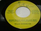 Northern/Modern Soul Original Willie Darrington Never should have walked away