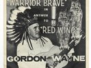 GORDON WAYNE-KURL 6601 RARE ROCKABILLY 45 RPM W/PS RED WING/WARRIOR BRAVE