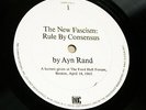 Spoken Word LP-Ayn Rand-New Fascism-1965-NBI Recorded Lecture-KRFX