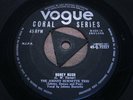 JOHNNY BURNETTE TRIO   Honey Hush   NR MINT/EX   1957 UK VOGUE CORAL Q 72227   R