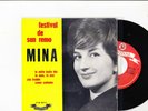 Mina 45 giri festival de Sanremo 1961 le mille bolle blu' +3  Festival It 45 101