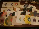 Frank Sinatra Lot, 40 Vinyl 45 RPM Records
