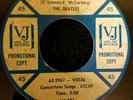 BEATLES  VJ PROMOTIONAL 45 PLEASE PLEASE ME/FROM ME TO YOU VEE JAY