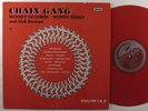 WOODY GUTHRIE/SONNY TERRY/ALEK STEWART Chain Gang STINSON LP VG+ red vinyl #