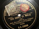 LUCETTE KORSOFF Il bacio & Les roses 1908 gramophone G.C.-33696 G&T 78 rpm