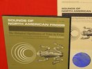 SOUNDS OF NORTH AMERICAN FROGS LP 1958 FOLKWAYS FX 6166 W/INSERT VG+ VINYL