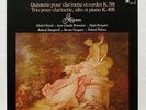 PASQUIER PIDOUX DAUGAREIL - MOZART clarinet quintet & trio HARMONIA MUNDI LP NM