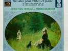 CHRISTIAN FERRAS, BARBIZET - FAURE violin & piano sonatas EMI LP EX++