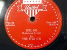 THE FIVE C's doowop 78 TELL ME / WHOO WEE BABY beautiful VG++ cond. UNITED RJ354