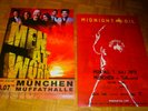 MINT  2019 German 2x XL (2x 84cm) Concert Promo Poster MIDNIGHT OIL+MEN AT WORK